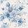 Флизелиновые обои для спальни Floral Charm артикул 6140 из коллекции Blue & White от  Borastapeter с рисунком крупного цветочного узора в акварельно голубых оттенках.